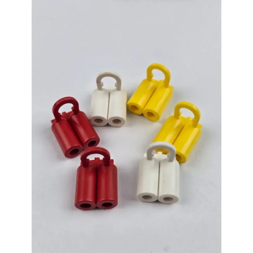 Vintage LEGO Minifigure lot Classic Space Spaceman Red White Yellow Nice cond.